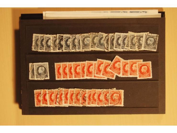 1860/1970(ca.), postfrische, ungebrauchte und gestempelte Partie mit einigen Proben
