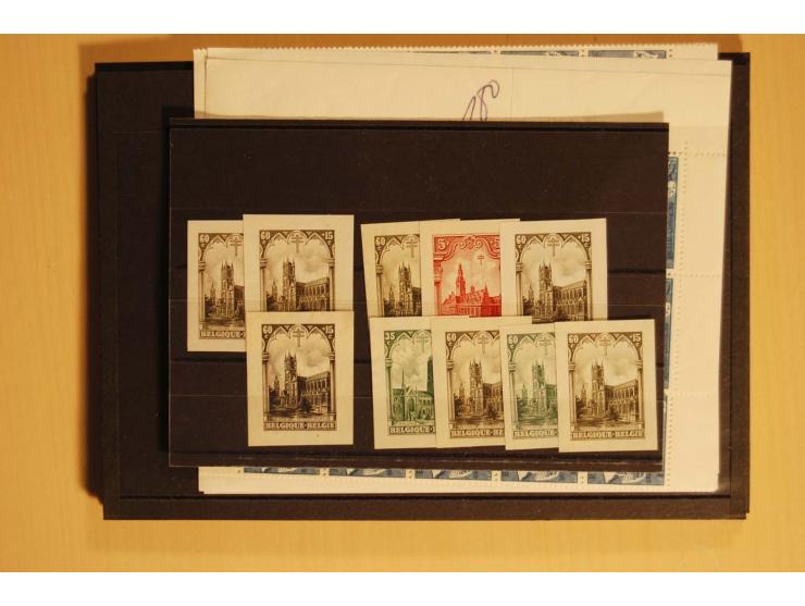 1860/1970(ca.), postfrische, ungebrauchte und gestempelte Partie mit einigen Proben