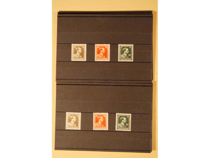 1912/64, ungebrauchte und postfrische kleine Partie mit besseren Ausgaben und einigen Ministerblocks sowie Belgisch Kongo mit