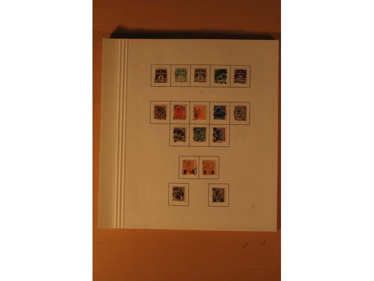 1851/1964, vorwiegend gestempelte Sammlung in den Hauptnummern augenscheinlich komplett inkl. Mi.-Nr. 2, 3-6, 7-10, 11-15, 60