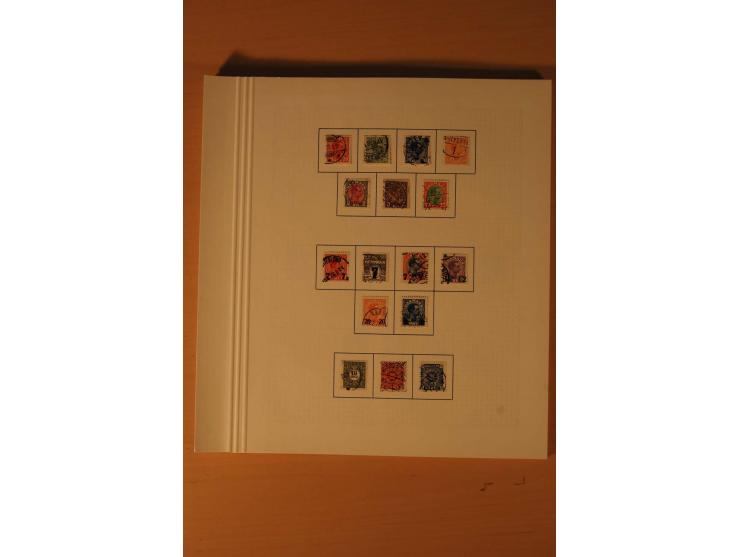1851/1964, vorwiegend gestempelte Sammlung in den Hauptnummern augenscheinlich komplett inkl. Mi.-Nr. 2, 3-6, 7-10, 11-15, 60