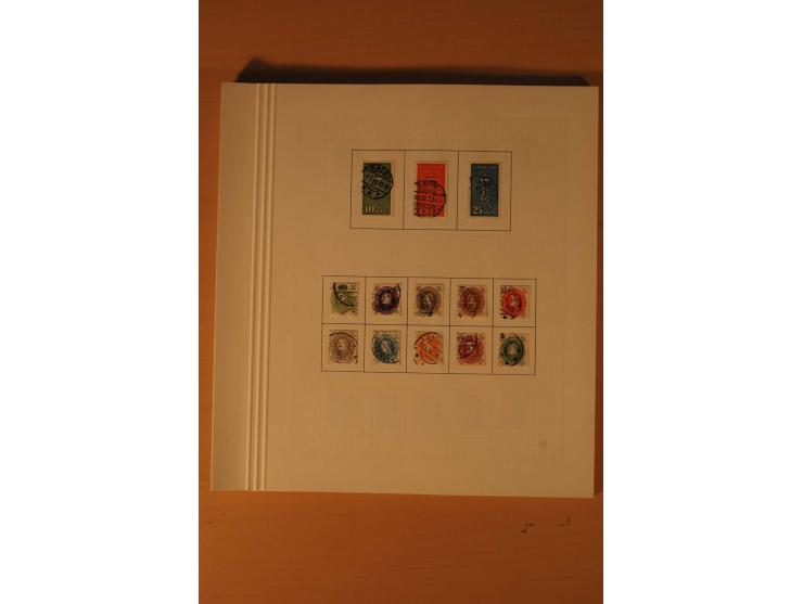 1851/1964, vorwiegend gestempelte Sammlung in den Hauptnummern augenscheinlich komplett inkl. Mi.-Nr. 2, 3-6, 7-10, 11-15, 60