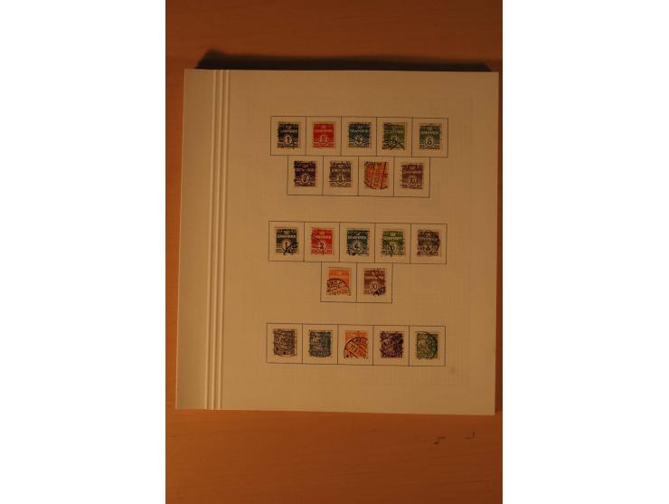 1851/1964, vorwiegend gestempelte Sammlung in den Hauptnummern augenscheinlich komplett inkl. Mi.-Nr. 2, 3-6, 7-10, 11-15, 60