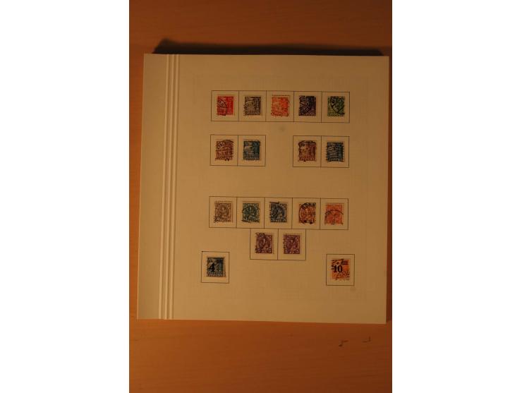 1851/1964, vorwiegend gestempelte Sammlung in den Hauptnummern augenscheinlich komplett inkl. Mi.-Nr. 2, 3-6, 7-10, 11-15, 60