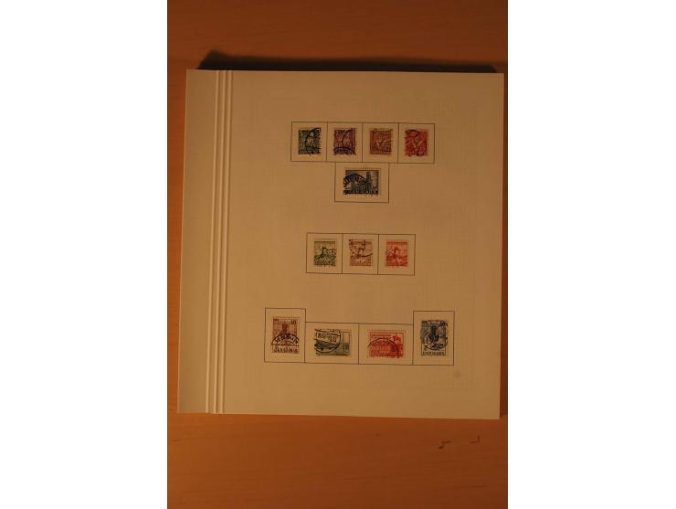 1851/1964, vorwiegend gestempelte Sammlung in den Hauptnummern augenscheinlich komplett inkl. Mi.-Nr. 2, 3-6, 7-10, 11-15, 60