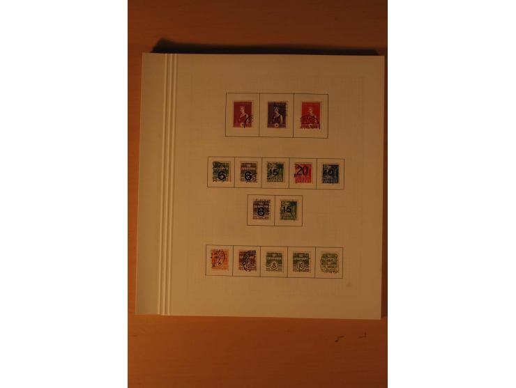 1851/1964, vorwiegend gestempelte Sammlung in den Hauptnummern augenscheinlich komplett inkl. Mi.-Nr. 2, 3-6, 7-10, 11-15, 60