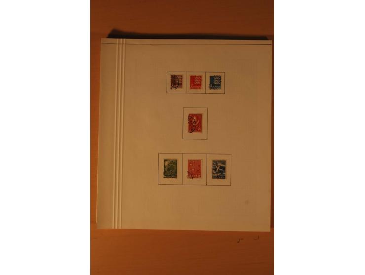 1851/1964, vorwiegend gestempelte Sammlung in den Hauptnummern augenscheinlich komplett inkl. Mi.-Nr. 2, 3-6, 7-10, 11-15, 60
