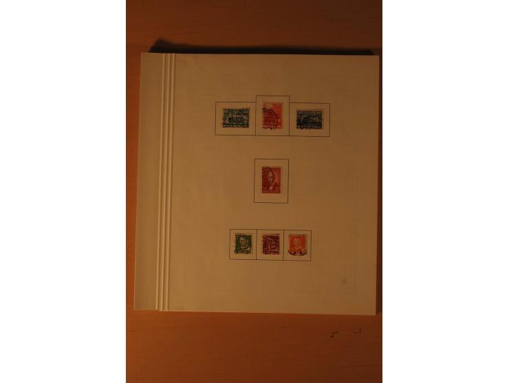 1851/1964, vorwiegend gestempelte Sammlung in den Hauptnummern augenscheinlich komplett inkl. Mi.-Nr. 2, 3-6, 7-10, 11-15, 60