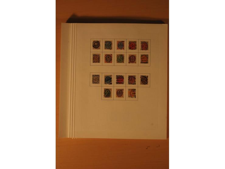 1851/1964, vorwiegend gestempelte Sammlung in den Hauptnummern augenscheinlich komplett inkl. Mi.-Nr. 2, 3-6, 7-10, 11-15, 60