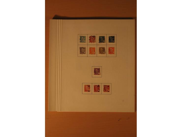 1851/1964, vorwiegend gestempelte Sammlung in den Hauptnummern augenscheinlich komplett inkl. Mi.-Nr. 2, 3-6, 7-10, 11-15, 60