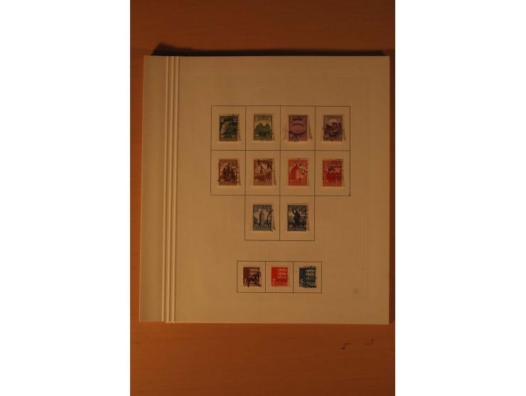 1851/1964, vorwiegend gestempelte Sammlung in den Hauptnummern augenscheinlich komplett inkl. Mi.-Nr. 2, 3-6, 7-10, 11-15, 60