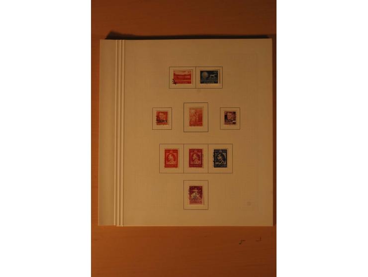 1851/1964, vorwiegend gestempelte Sammlung in den Hauptnummern augenscheinlich komplett inkl. Mi.-Nr. 2, 3-6, 7-10, 11-15, 60