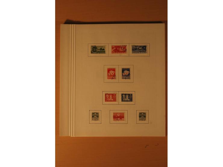 1851/1964, vorwiegend gestempelte Sammlung in den Hauptnummern augenscheinlich komplett inkl. Mi.-Nr. 2, 3-6, 7-10, 11-15, 60