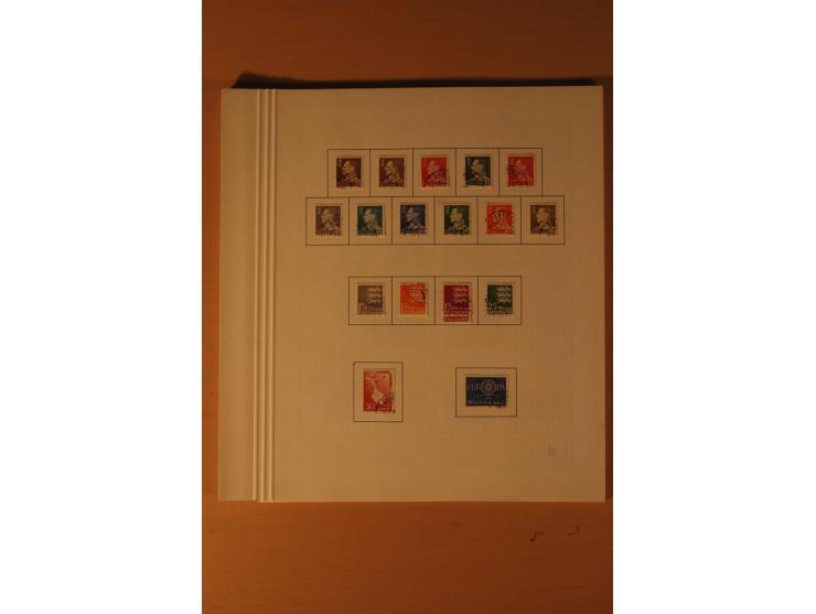 1851/1964, vorwiegend gestempelte Sammlung in den Hauptnummern augenscheinlich komplett inkl. Mi.-Nr. 2, 3-6, 7-10, 11-15, 60