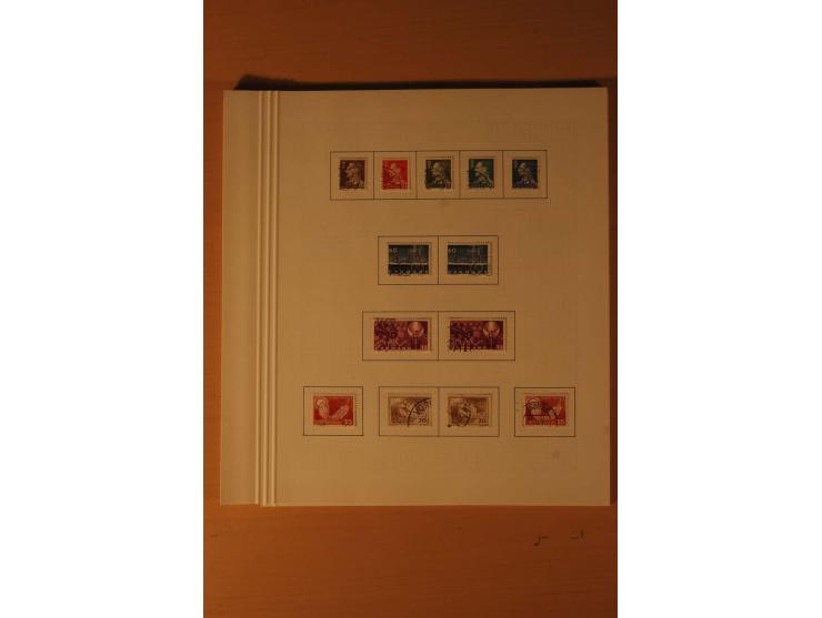 1851/1964, vorwiegend gestempelte Sammlung in den Hauptnummern augenscheinlich komplett inkl. Mi.-Nr. 2, 3-6, 7-10, 11-15, 60