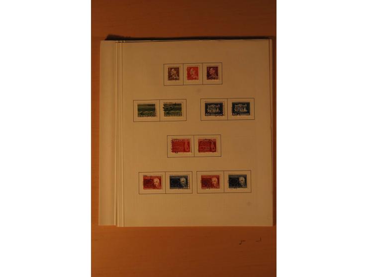 1851/1964, vorwiegend gestempelte Sammlung in den Hauptnummern augenscheinlich komplett inkl. Mi.-Nr. 2, 3-6, 7-10, 11-15, 60