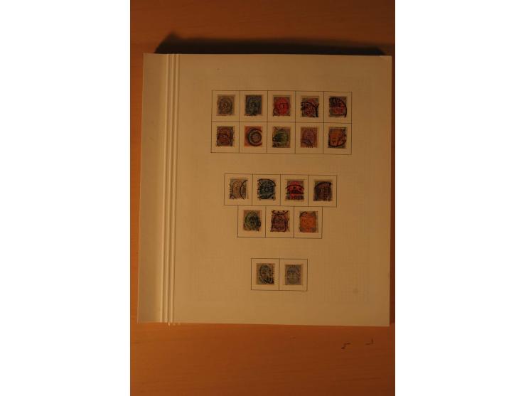 1851/1964, vorwiegend gestempelte Sammlung in den Hauptnummern augenscheinlich komplett inkl. Mi.-Nr. 2, 3-6, 7-10, 11-15, 60