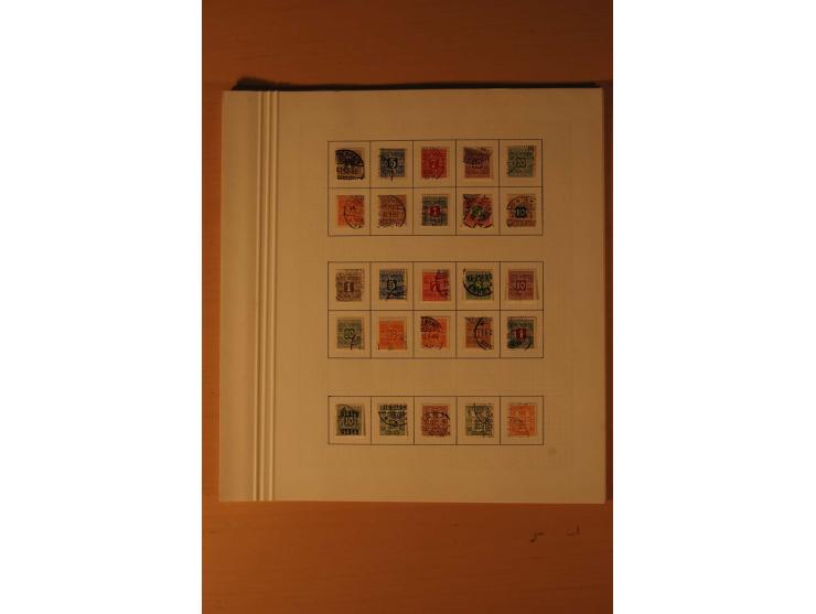 1851/1964, vorwiegend gestempelte Sammlung in den Hauptnummern augenscheinlich komplett inkl. Mi.-Nr. 2, 3-6, 7-10, 11-15, 60