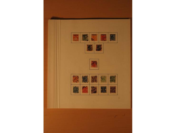 1851/1964, vorwiegend gestempelte Sammlung in den Hauptnummern augenscheinlich komplett inkl. Mi.-Nr. 2, 3-6, 7-10, 11-15, 60