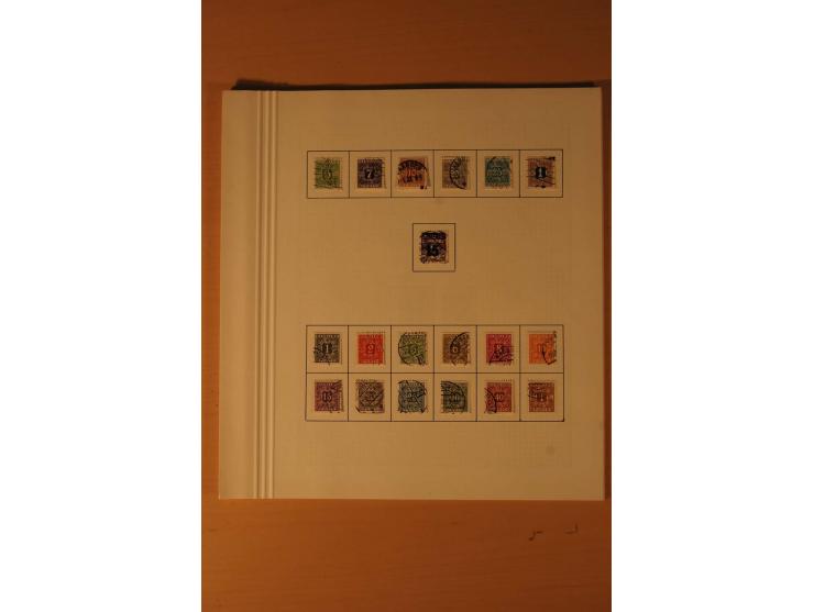 1851/1964, vorwiegend gestempelte Sammlung in den Hauptnummern augenscheinlich komplett inkl. Mi.-Nr. 2, 3-6, 7-10, 11-15, 60