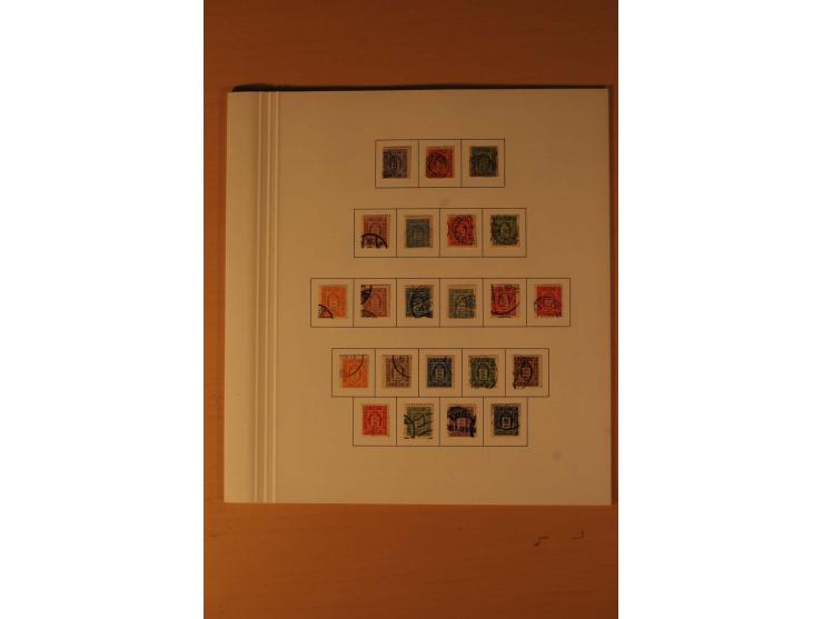 1851/1964, vorwiegend gestempelte Sammlung in den Hauptnummern augenscheinlich komplett inkl. Mi.-Nr. 2, 3-6, 7-10, 11-15, 60