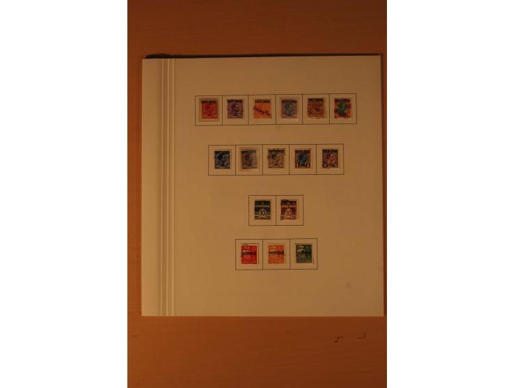 1851/1964, vorwiegend gestempelte Sammlung in den Hauptnummern augenscheinlich komplett inkl. Mi.-Nr. 2, 3-6, 7-10, 11-15, 60