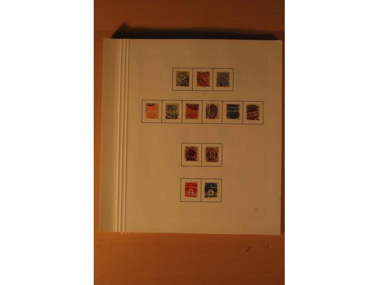 1851/1964, vorwiegend gestempelte Sammlung in den Hauptnummern augenscheinlich komplett inkl. Mi.-Nr. 2, 3-6, 7-10, 11-15, 60