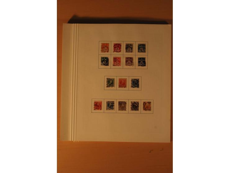 1851/1964, vorwiegend gestempelte Sammlung in den Hauptnummern augenscheinlich komplett inkl. Mi.-Nr. 2, 3-6, 7-10, 11-15, 60