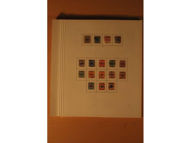 1851/1964, vorwiegend gestempelte Sammlung in den Hauptnummern augenscheinlich komplett inkl. Mi.-Nr. 2, 3-6, 7-10, 11-15, 60