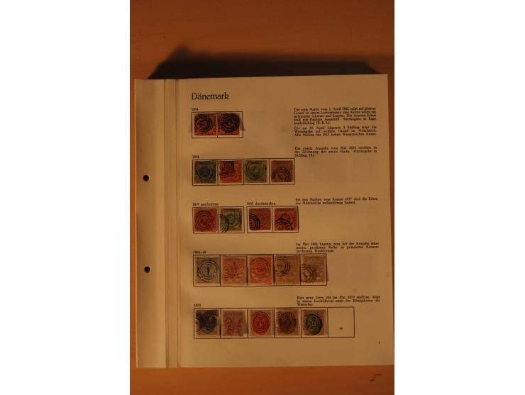 1851/1975, postfrische, ungebrauchte und gestempelte Sammlung mit guten Ausgaben im Behrens-Album