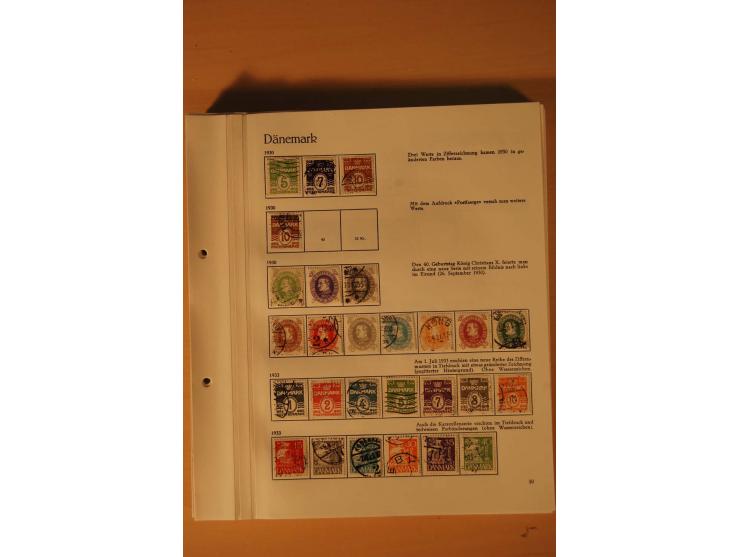 1851/1975, postfrische, ungebrauchte und gestempelte Sammlung mit guten Ausgaben im Behrens-Album