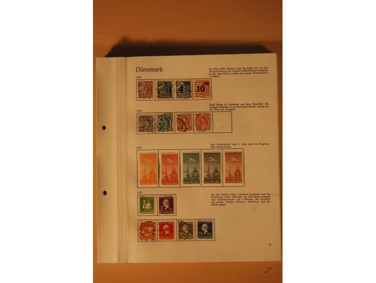 1851/1975, postfrische, ungebrauchte und gestempelte Sammlung mit guten Ausgaben im Behrens-Album