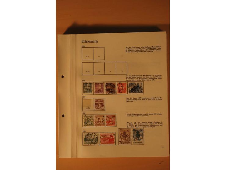 1851/1975, postfrische, ungebrauchte und gestempelte Sammlung mit guten Ausgaben im Behrens-Album