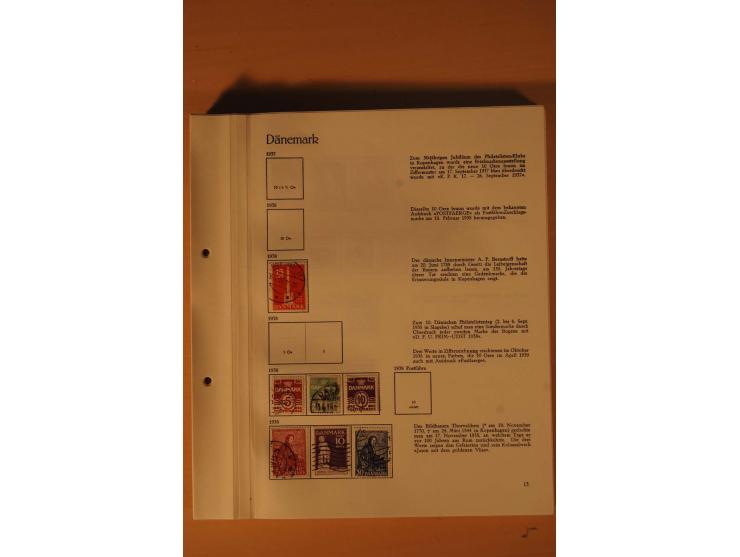 1851/1975, postfrische, ungebrauchte und gestempelte Sammlung mit guten Ausgaben im Behrens-Album