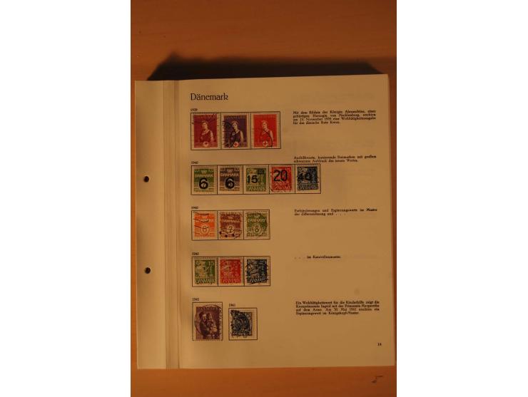 1851/1975, postfrische, ungebrauchte und gestempelte Sammlung mit guten Ausgaben im Behrens-Album