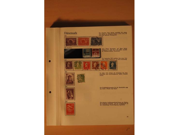 1851/1975, postfrische, ungebrauchte und gestempelte Sammlung mit guten Ausgaben im Behrens-Album