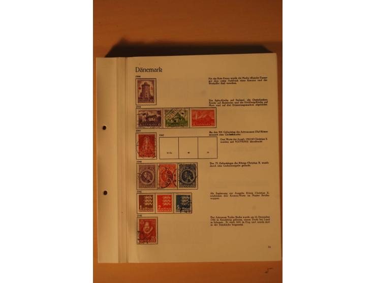 1851/1975, postfrische, ungebrauchte und gestempelte Sammlung mit guten Ausgaben im Behrens-Album