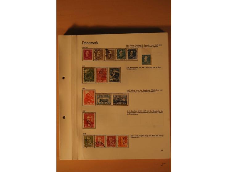1851/1975, postfrische, ungebrauchte und gestempelte Sammlung mit guten Ausgaben im Behrens-Album
