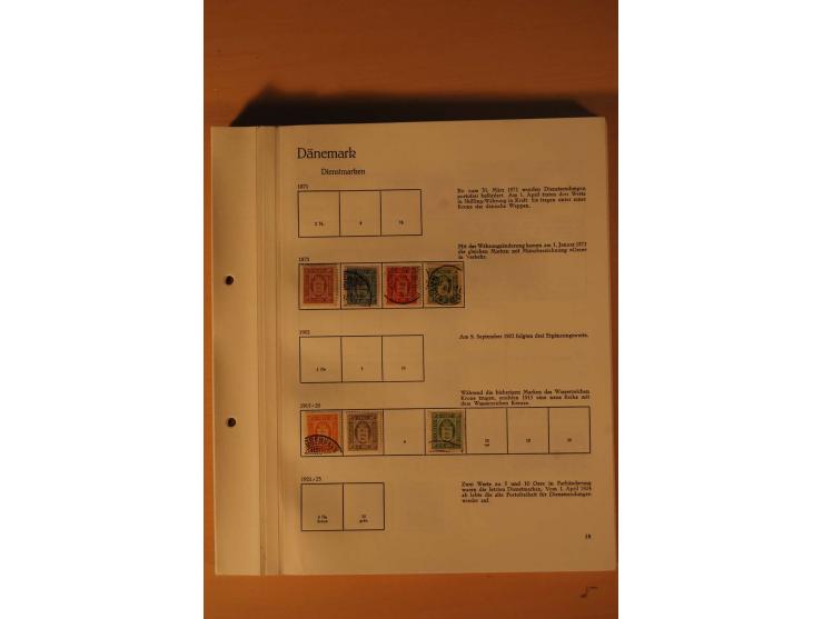 1851/1975, postfrische, ungebrauchte und gestempelte Sammlung mit guten Ausgaben im Behrens-Album