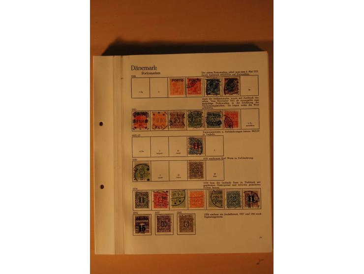 1851/1975, postfrische, ungebrauchte und gestempelte Sammlung mit guten Ausgaben im Behrens-Album