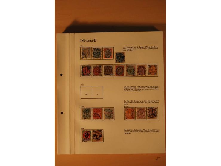 1851/1975, postfrische, ungebrauchte und gestempelte Sammlung mit guten Ausgaben im Behrens-Album