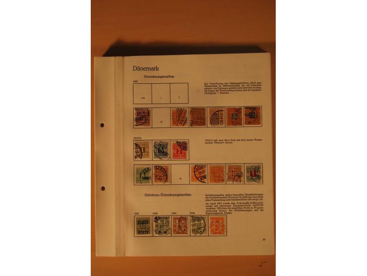 1851/1975, postfrische, ungebrauchte und gestempelte Sammlung mit guten Ausgaben im Behrens-Album