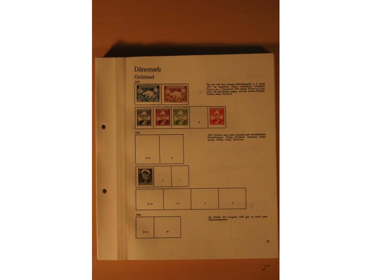1851/1975, postfrische, ungebrauchte und gestempelte Sammlung mit guten Ausgaben im Behrens-Album