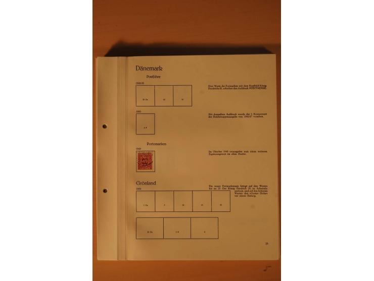 1851/1975, postfrische, ungebrauchte und gestempelte Sammlung mit guten Ausgaben im Behrens-Album