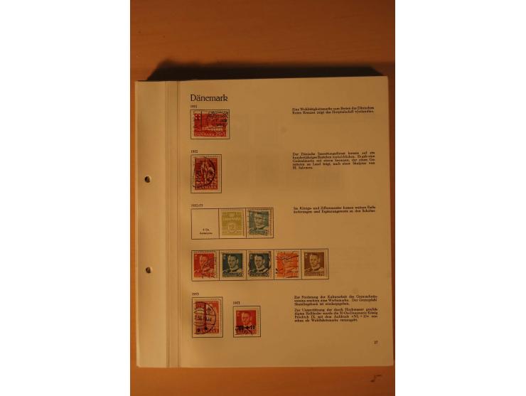 1851/1975, postfrische, ungebrauchte und gestempelte Sammlung mit guten Ausgaben im Behrens-Album