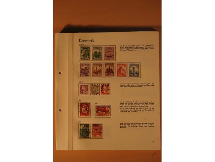 1851/1975, postfrische, ungebrauchte und gestempelte Sammlung mit guten Ausgaben im Behrens-Album