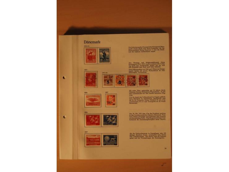 1851/1975, postfrische, ungebrauchte und gestempelte Sammlung mit guten Ausgaben im Behrens-Album