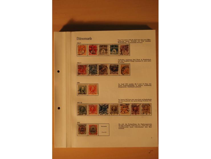 1851/1975, postfrische, ungebrauchte und gestempelte Sammlung mit guten Ausgaben im Behrens-Album