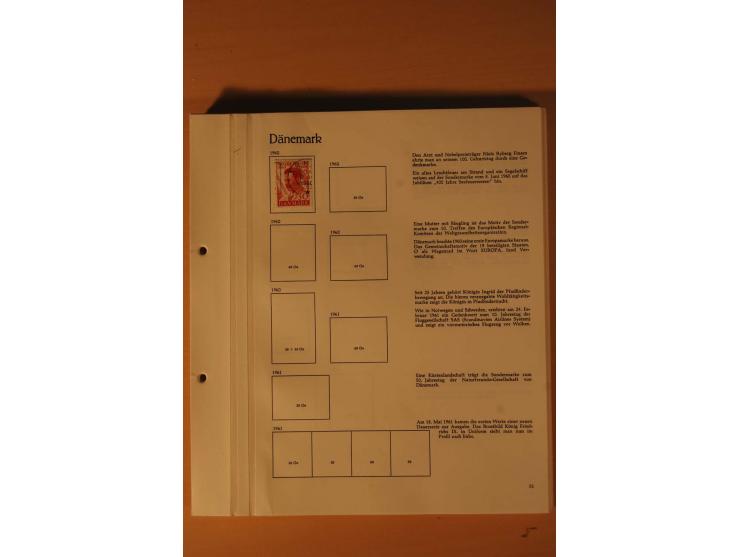 1851/1975, postfrische, ungebrauchte und gestempelte Sammlung mit guten Ausgaben im Behrens-Album