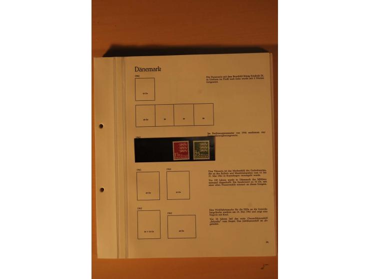 1851/1975, postfrische, ungebrauchte und gestempelte Sammlung mit guten Ausgaben im Behrens-Album